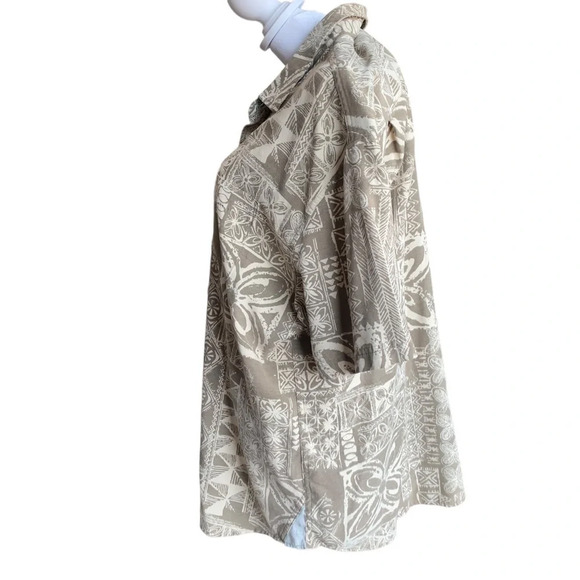 SEAPOINTE men's large button down Hawaiian shirt - Picture 5 of 7